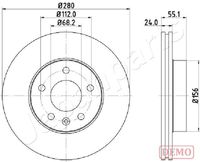 JAPANPARTS DI-0958C - Disco de freno