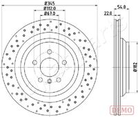 JAPANPARTS DP-0520C - Disco de freno