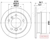 JAPANPARTS DP-0518C - Disco de freno