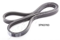 JAPANPARTS DV-3PK0760 - Correa trapecial poli V