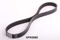 JAPANPARTS DV-6PK0860 - Correa trapecial poli V