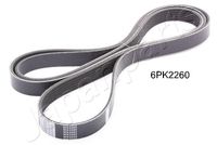 JAPANPARTS DV-6PK2260 - Correa trapecial poli V