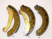 JAPANPARTS GF-H03AF - Juego de zapatas de frenos