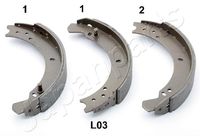 JAPANPARTS GF-L03AF - Juego de zapatas de frenos