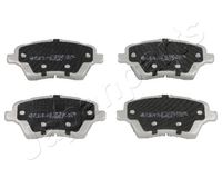 JAPANPARTS PA-0301AF - Juego de pastillas de freno