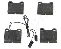 JAPANPARTS PA-0251AF - Juego de pastillas de freno