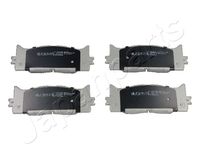 JAPANPARTS PA-277AF - Juego de pastillas de freno