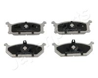 JAPANPARTS PA-804AF - Juego de pastillas de freno