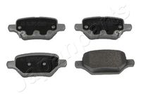 JAPANPARTS PP-0405AF - Juego de pastillas de freno