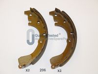 JAPANPARTS GF206JM - Juego de zapatas de frenos