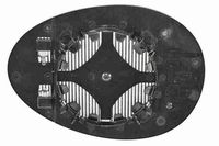 VEMO V20-69-0025 - Cristal de espejo, retrovisor exterior