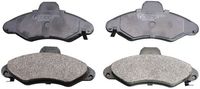 DENCKERMANN B110206 - Juego de pastillas de freno