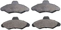 DENCKERMANN B110209 - Juego de pastillas de freno