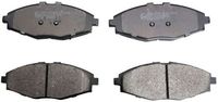 DENCKERMANN B110141 - Juego de pastillas de freno