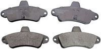 DENCKERMANN B110205 - Juego de pastillas de freno