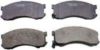 DENCKERMANN B110406 - Juego de pastillas de freno