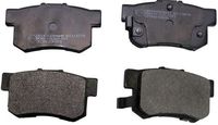 DENCKERMANN B110274 - Juego de pastillas de freno