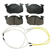 DENCKERMANN B110940 - Juego de pastillas de freno