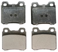 DENCKERMANN B110942 - Juego de pastillas de freno