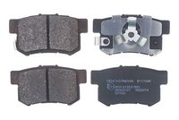 DENCKERMANN B111344 - Juego de pastillas de freno