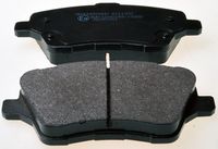 DENCKERMANN B111302 - Juego de pastillas de freno