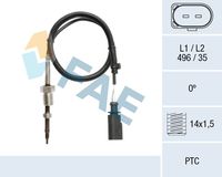 FAE 68118 - Sensor, temp. gas escape