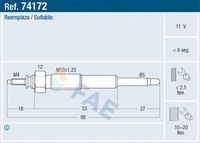 FAE 74172 - Bujía de precalentamiento