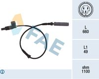 FAE 78023 - Sensor, revoluciones de la rueda