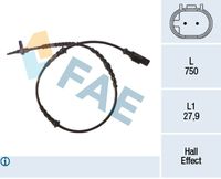 FAE 78265 - Sensor, revoluciones de la rueda