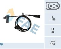 FAE 78345 - Sensor, revoluciones de la rueda
