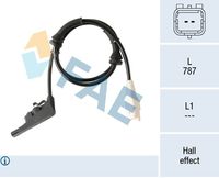 FAE 78318 - Sensor, revoluciones de la rueda