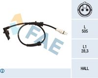 FAE 78217 - Sensor, revoluciones de la rueda