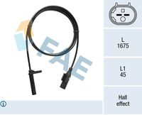 FAE 78521 - Sensor, revoluciones de la rueda