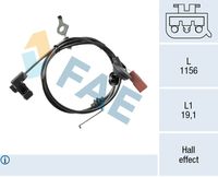 FAE 78638 - Sensor, revoluciones de la rueda