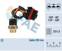 FAE 38300 - Interruptor de temperatura, ventilador del radiador