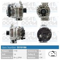 MEAT & DORIA 5510186 - Alternador