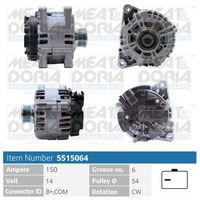 MEAT & DORIA 5515064 - Alternador