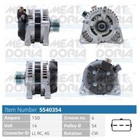 MEAT & DORIA 5540354 - Alternador