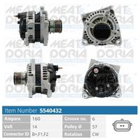 MEAT & DORIA 5540432 - Alternador
