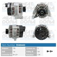 MEAT & DORIA 5540443 - Alternador