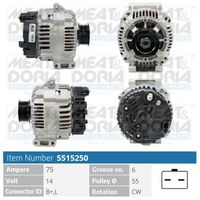 MEAT & DORIA 5515250 - Alternador