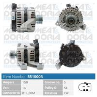 MEAT & DORIA 5510003 - Alternador