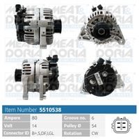 MEAT & DORIA 5510538 - Alternador