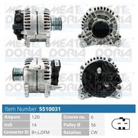 MEAT & DORIA 5510031 - Alternador