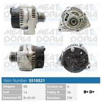MEAT & DORIA 5510521 - Alternador