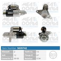 MEAT & DORIA 5035742 - Motor de arranque
