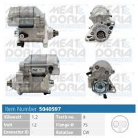 MEAT & DORIA 5040597 - Motor de arranque
