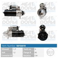 MEAT & DORIA 5010419 - Motor de arranque