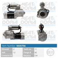 MEAT & DORIA 5035756 - Motor de arranque