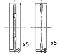 FAI AutoParts BM1035-STD - Cojinete de cigüeñal